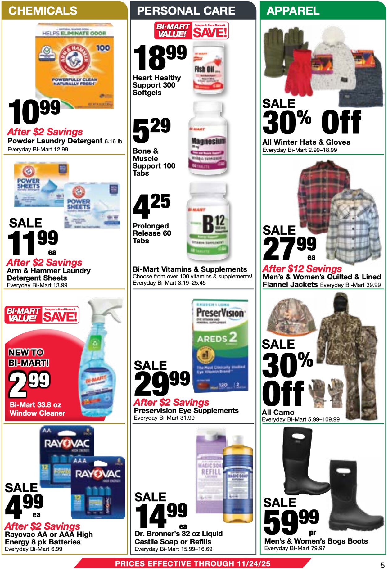 Weekly ad Bi-Mart 11/13/2025 - 11/27/2025