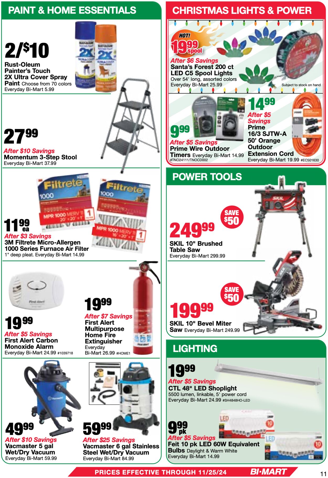 Weekly ad Bi-Mart 11/12/2024 - 11/25/2024