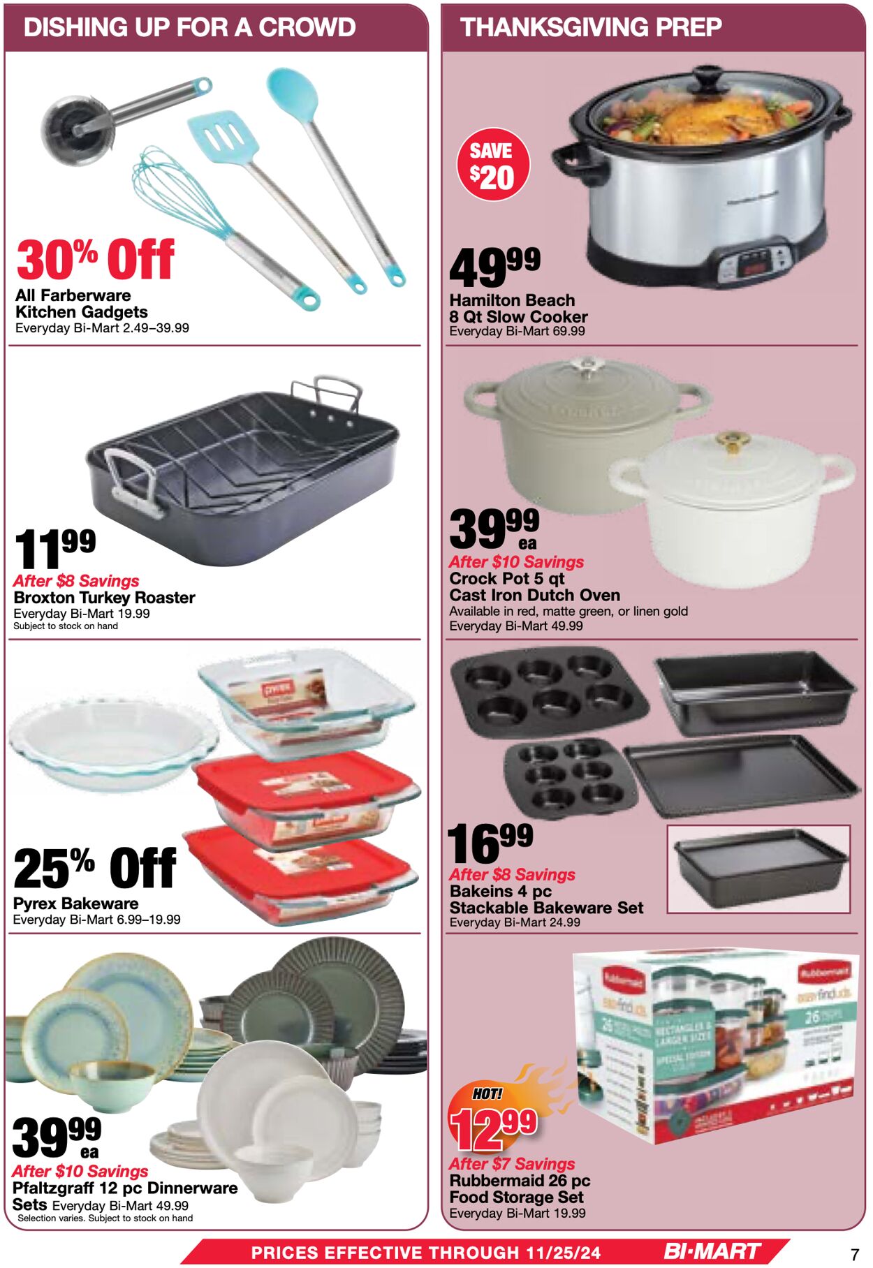 Weekly ad Bi-Mart 11/12/2024 - 11/25/2024