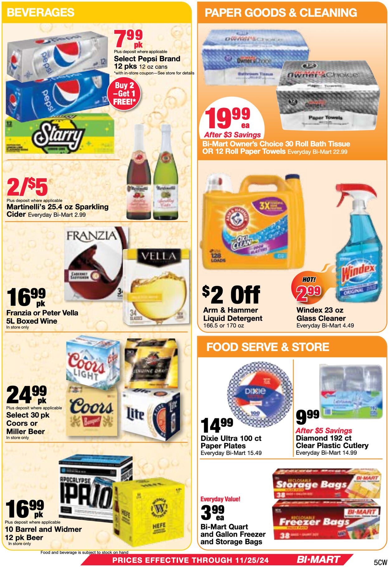 Weekly ad Bi-Mart 11/12/2024 - 11/25/2024