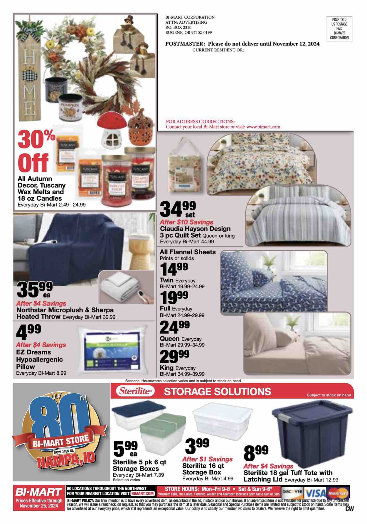 Weekly ad Bi-Mart 11/12/2024 - 11/25/2024