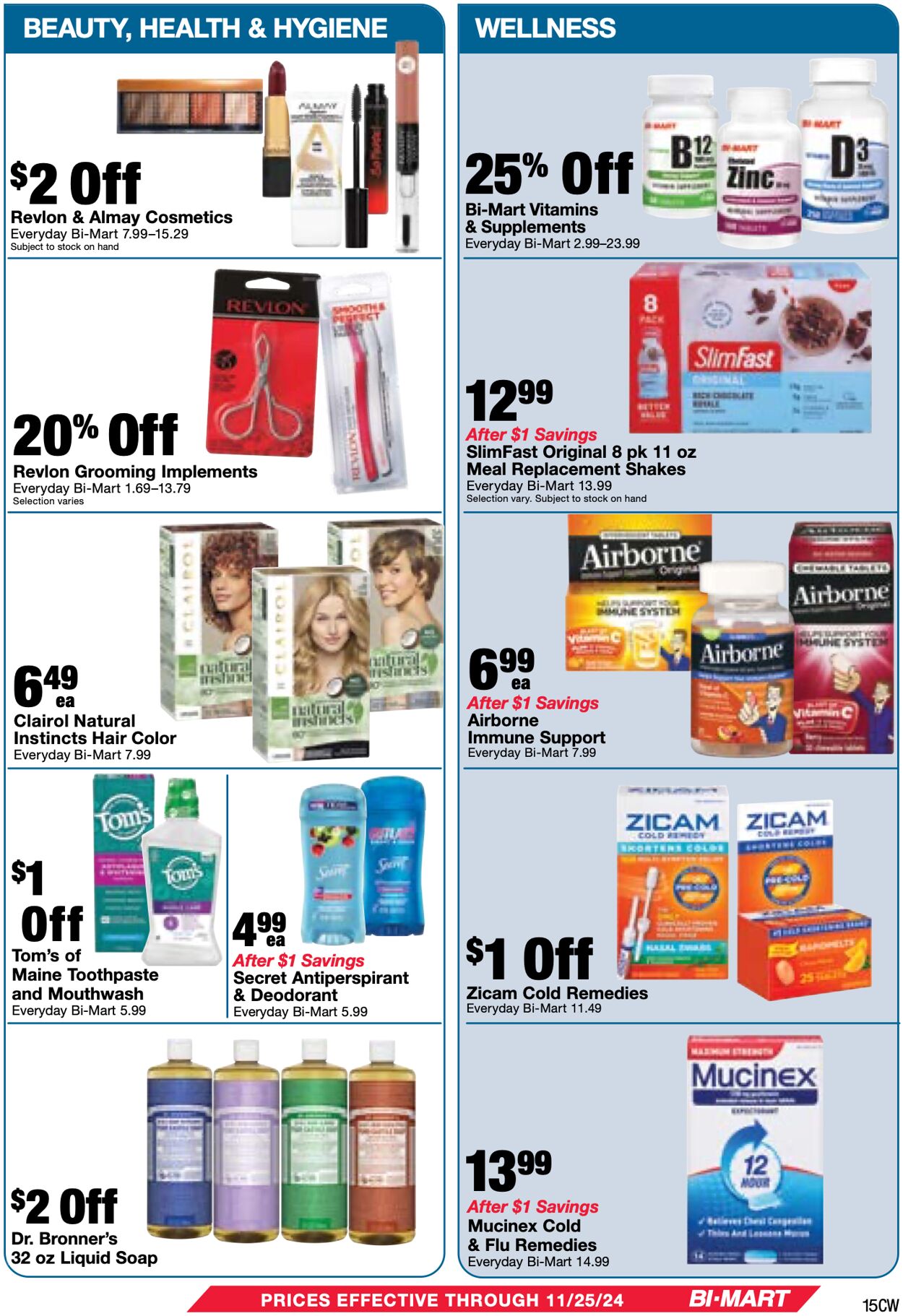 Weekly ad Bi-Mart 11/12/2024 - 11/25/2024