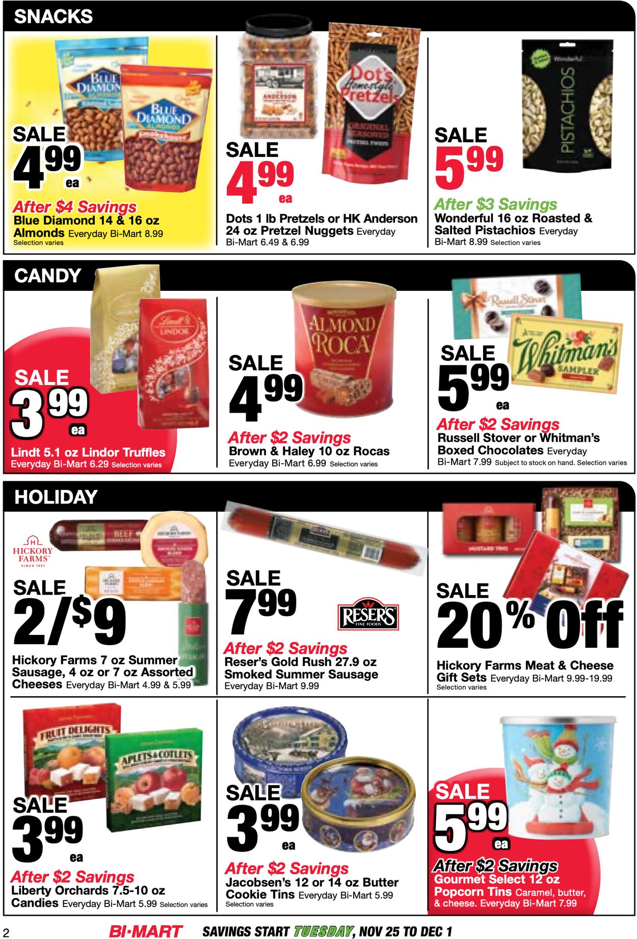 Weekly ad Bi-Mart 11/26/2025 - 12/03/2025