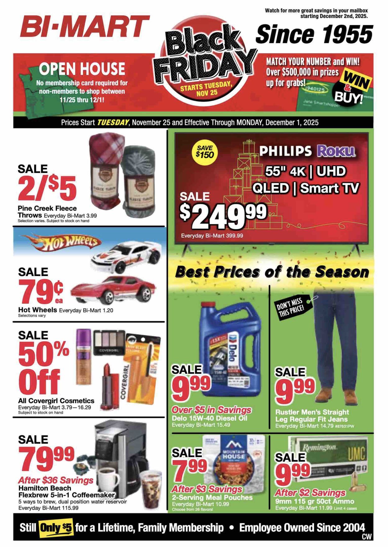 Weekly ad Bi-Mart 11/26/2025 - 12/03/2025