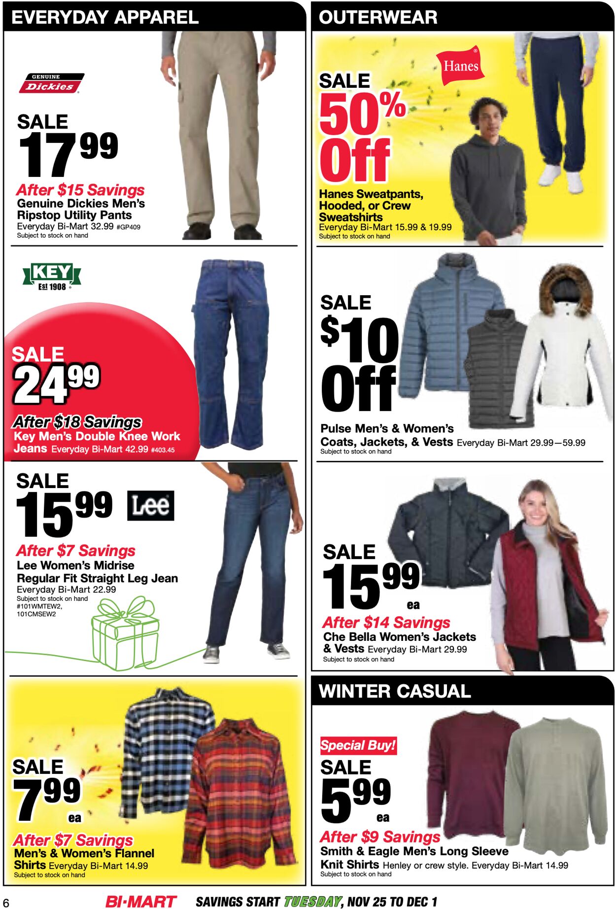 Weekly ad Bi-Mart 11/26/2025 - 12/03/2025