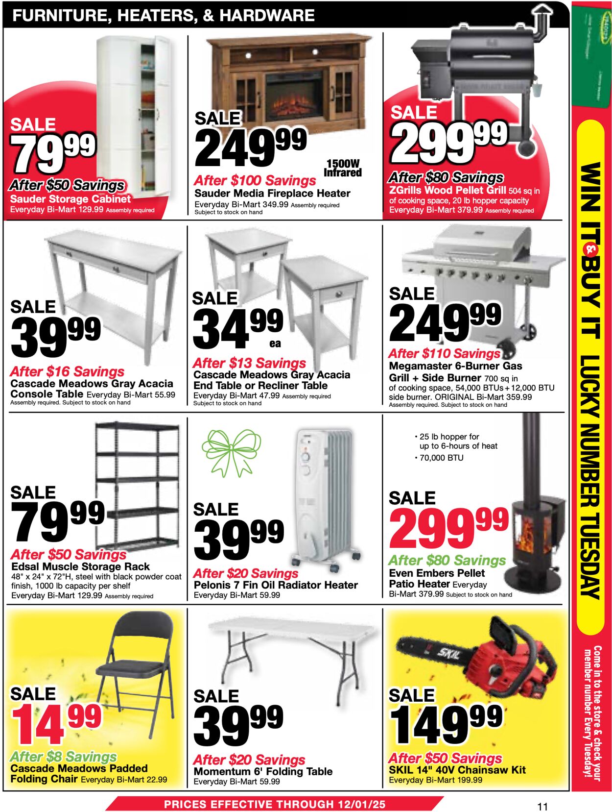 Weekly ad Bi-Mart 11/26/2025 - 12/03/2025