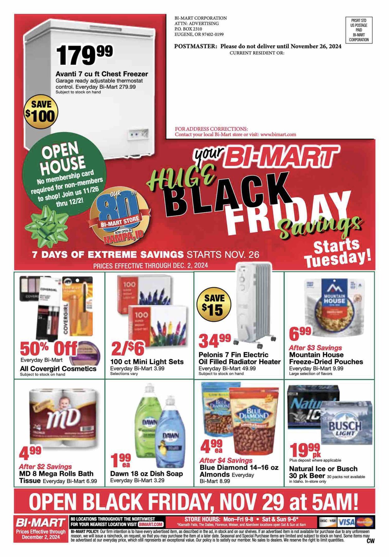 Weekly ad Bi-Mart 11/26/2024 - 12/02/2024