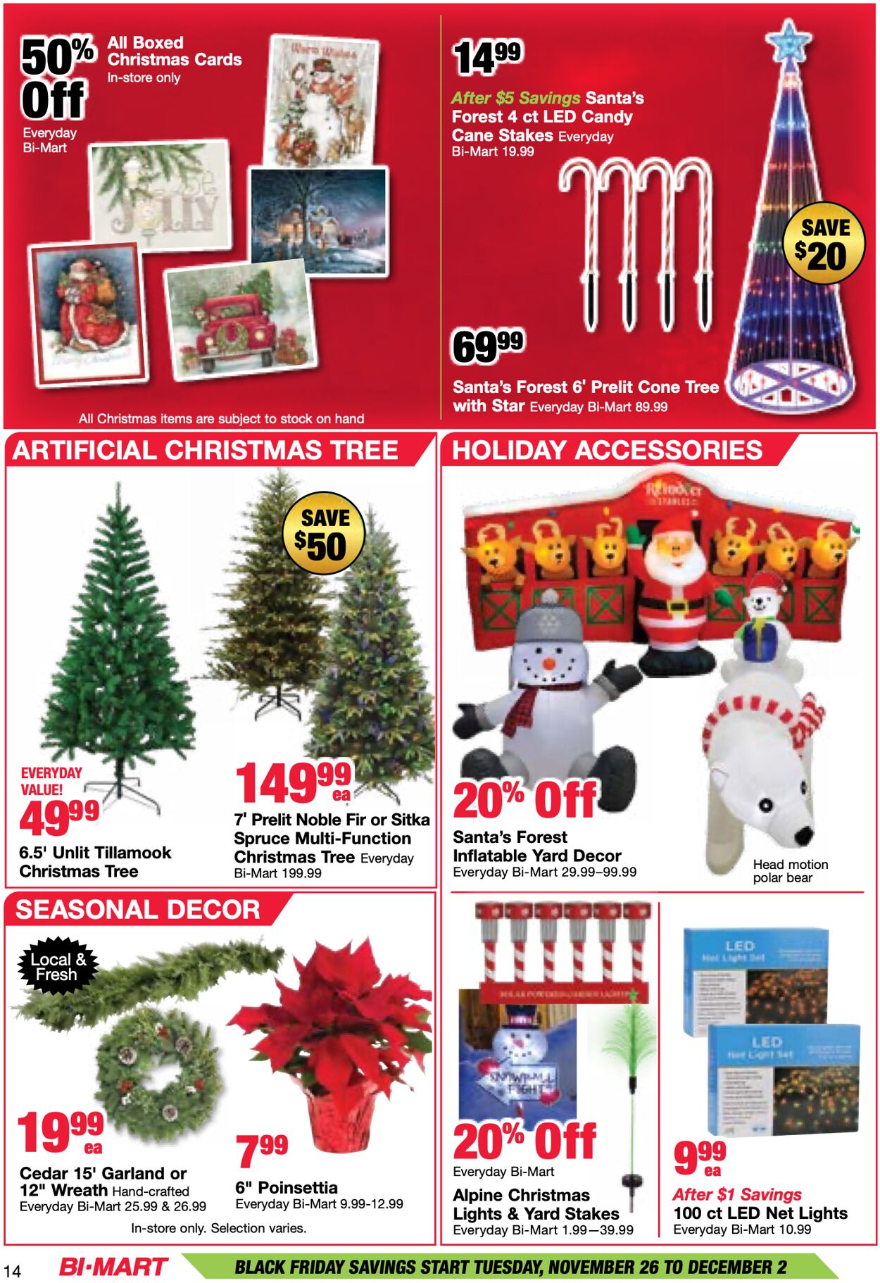 Weekly ad Bi-Mart 11/26/2024 - 12/02/2024