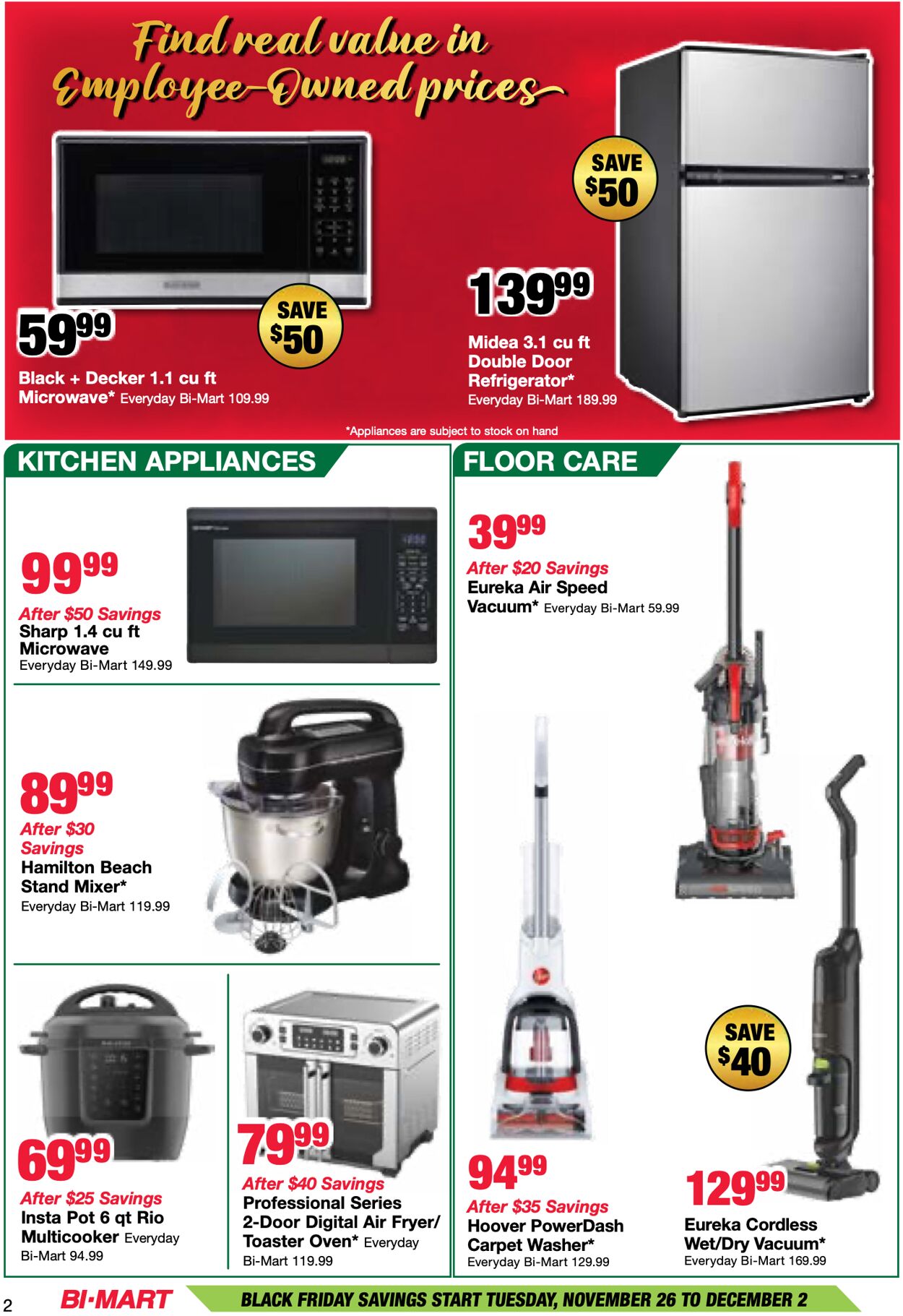 Weekly ad Bi-Mart 11/26/2024 - 12/02/2024