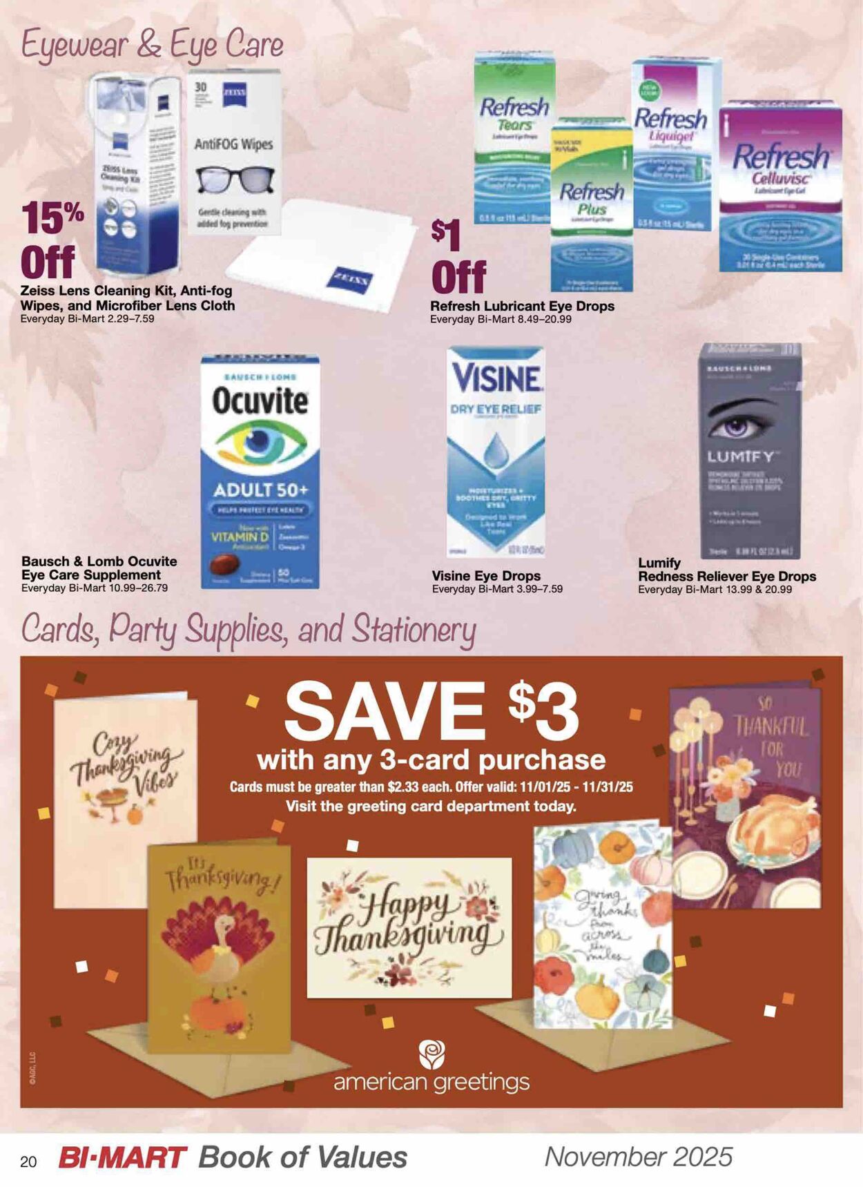 Weekly ad Bi-Mart 11/02/2025 - 11/16/2025