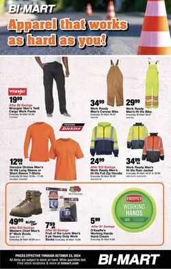 Weekly ad Bi-Mart 08/31/2022 - 09/13/2022