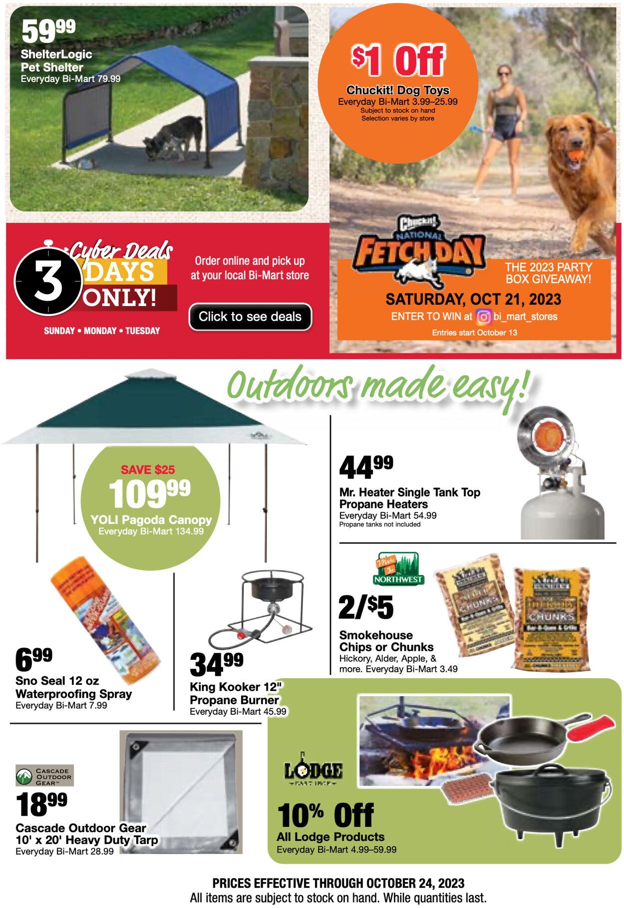 Weekly ad Bi-Mart 10/11/2023 - 10/24/2023