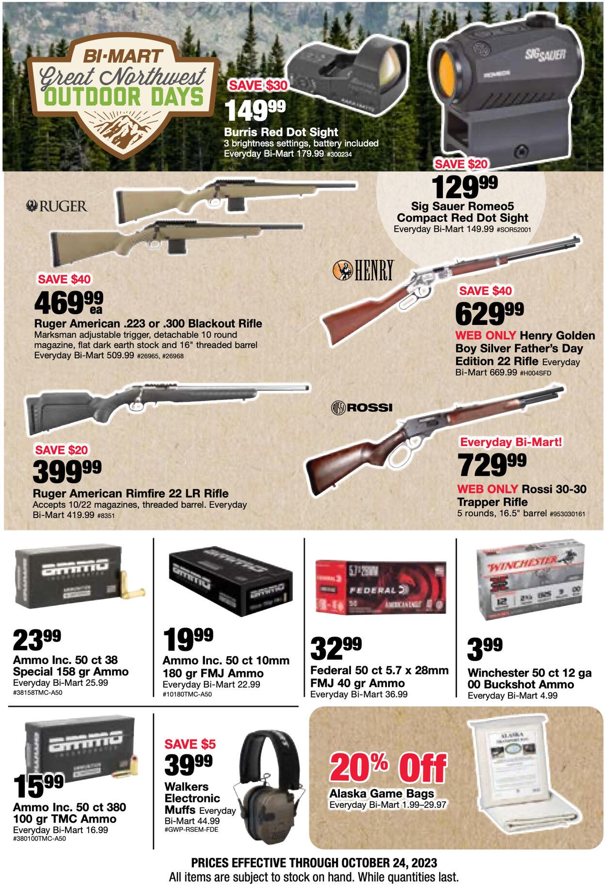 Weekly ad Bi-Mart 10/11/2023 - 10/24/2023