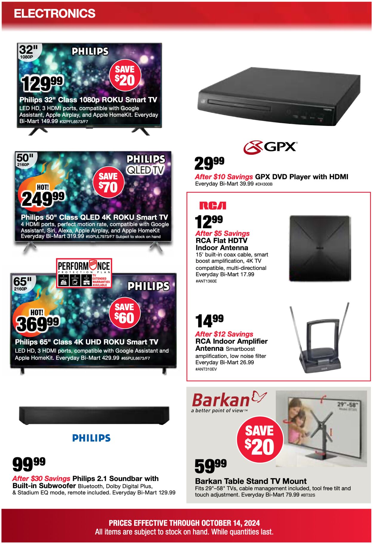 Weekly ad Bi-Mart 10/08/2024 - 10/14/2024