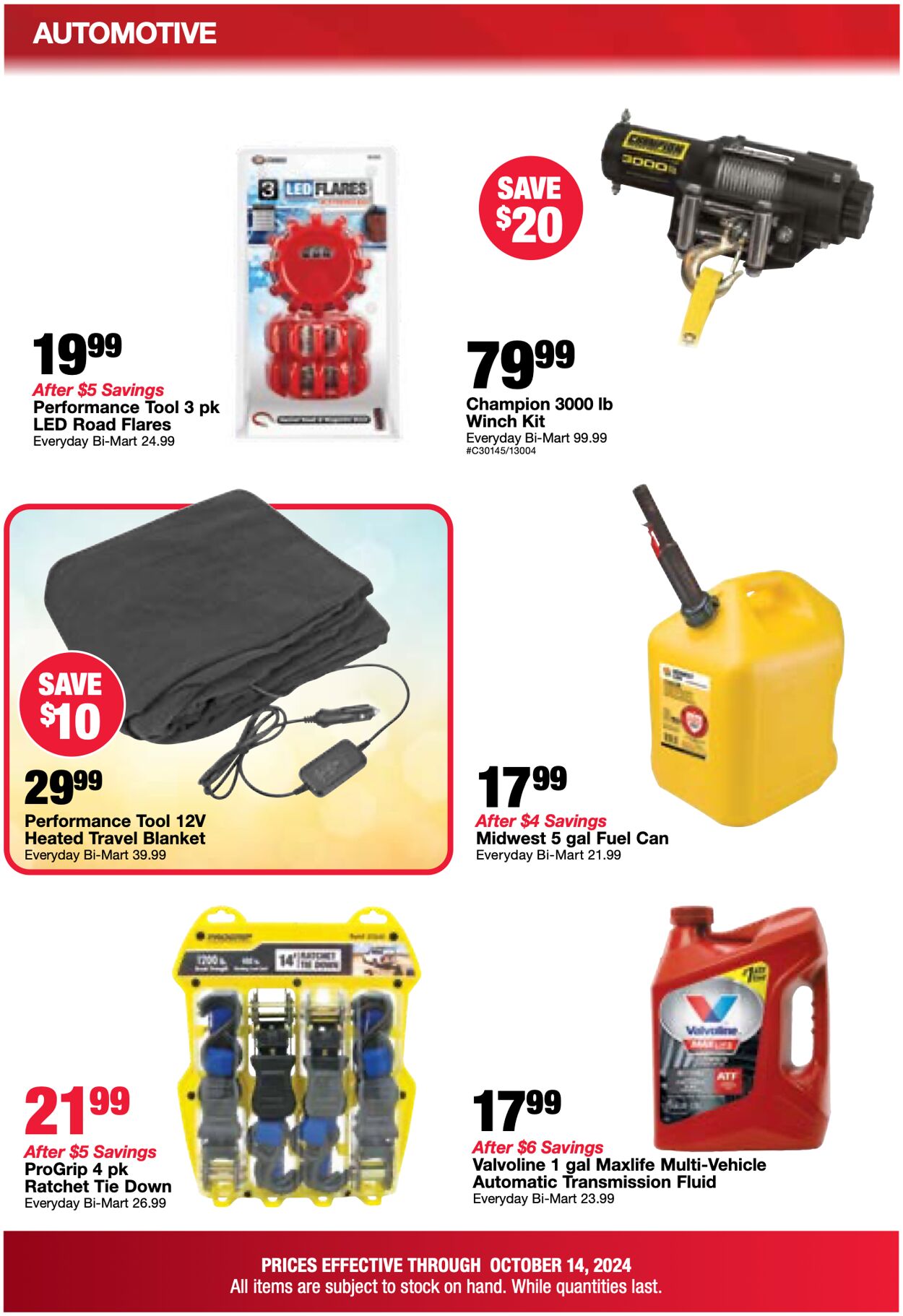 Weekly ad Bi-Mart 10/08/2024 - 10/14/2024