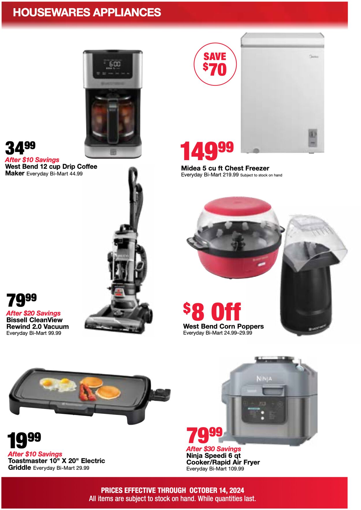 Weekly ad Bi-Mart 10/08/2024 - 10/14/2024