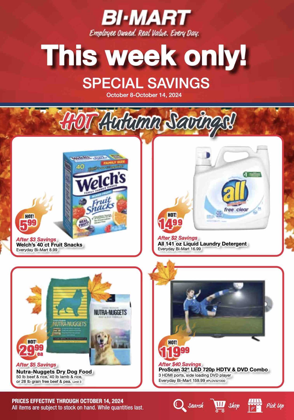 Weekly ad Bi-Mart 10/08/2024 - 10/14/2024