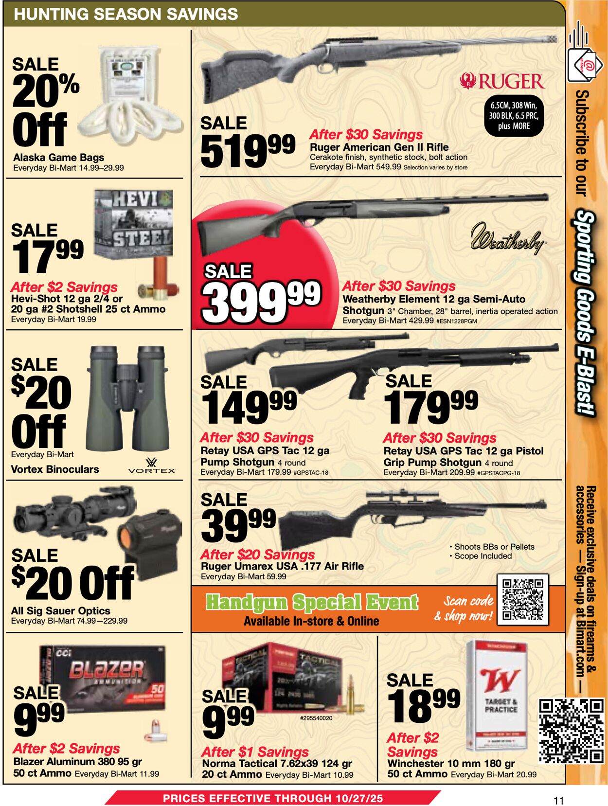 Weekly ad Bi-Mart 10/15/2025 - 10/29/2025