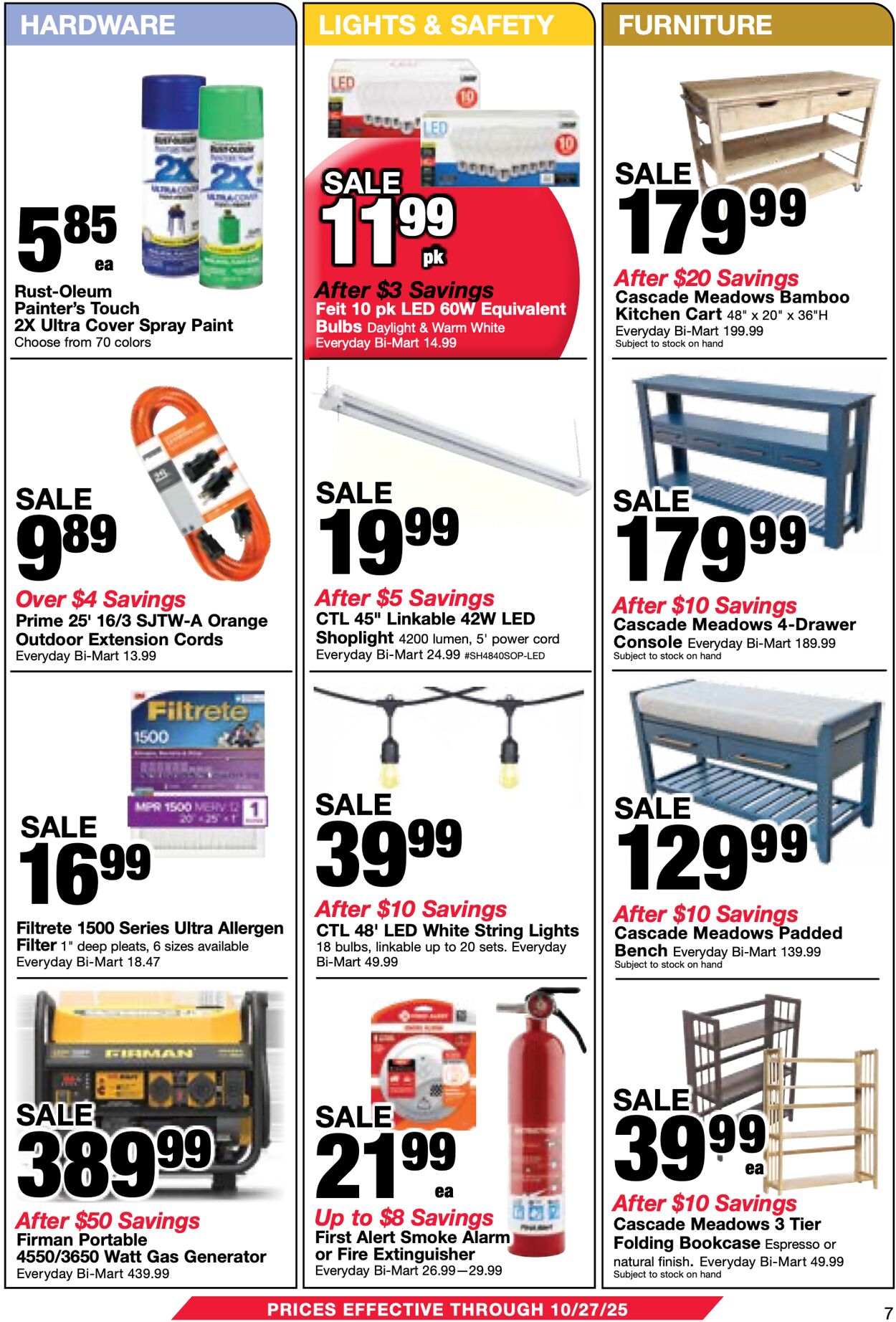 Weekly ad Bi-Mart 10/15/2025 - 10/29/2025