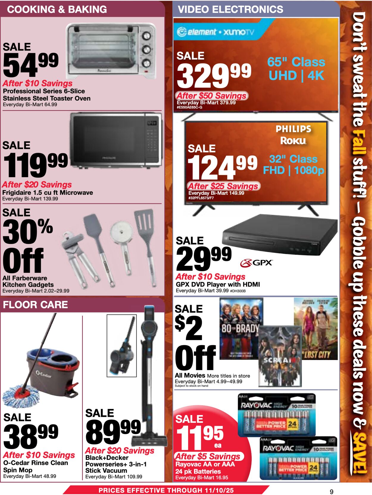 Weekly ad Bi-Mart 10/29/2025 - 11/05/2025