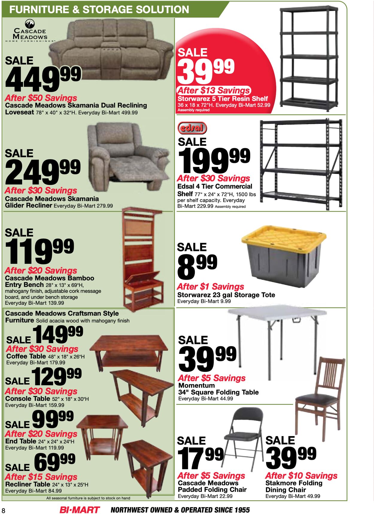 Weekly ad Bi-Mart 10/29/2025 - 11/05/2025