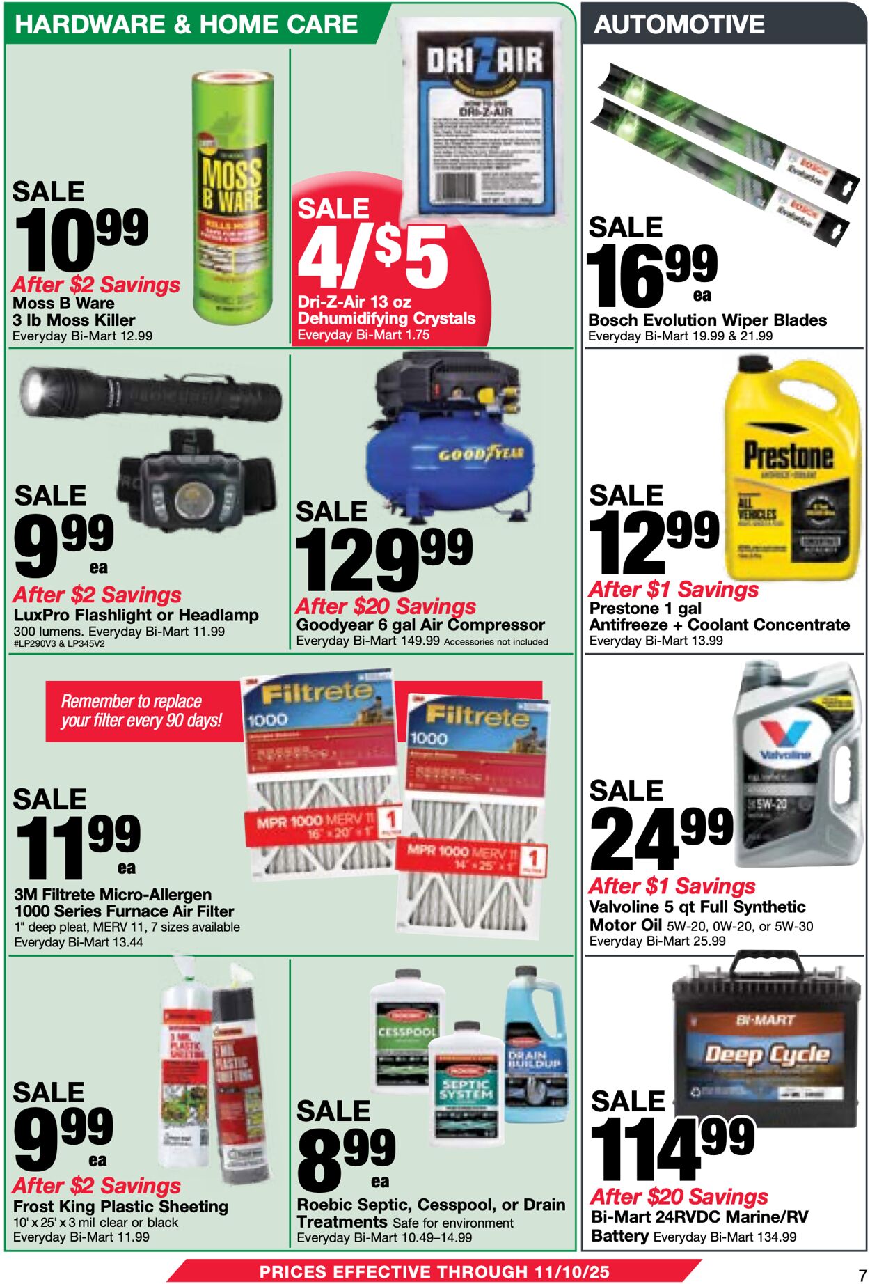 Weekly ad Bi-Mart 10/29/2025 - 11/05/2025