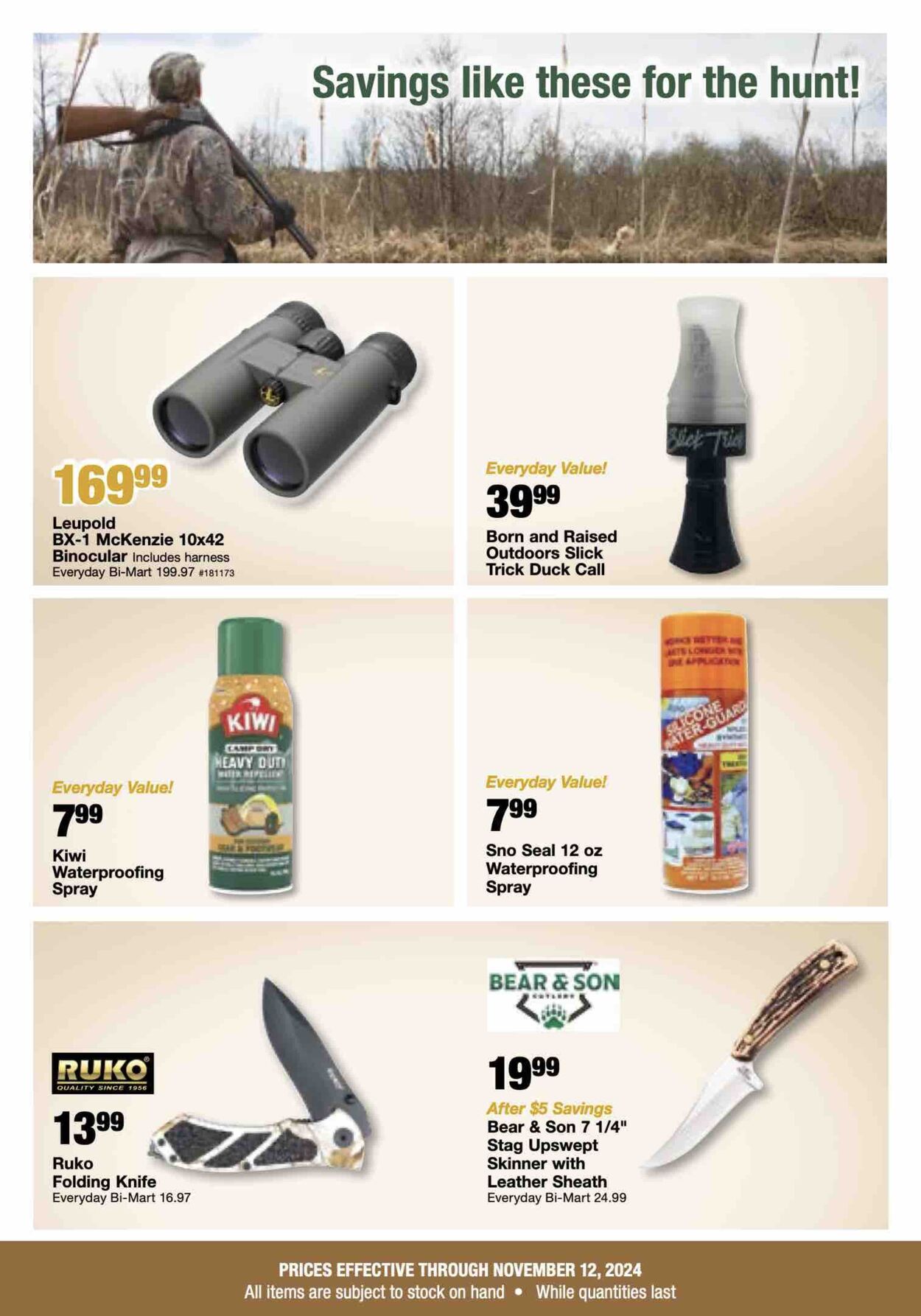 Weekly ad Bi-Mart 10/29/2024 - 11/12/2024