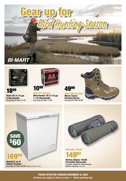 Weekly ad Bi-Mart 10/29/2024 - 11/11/2024