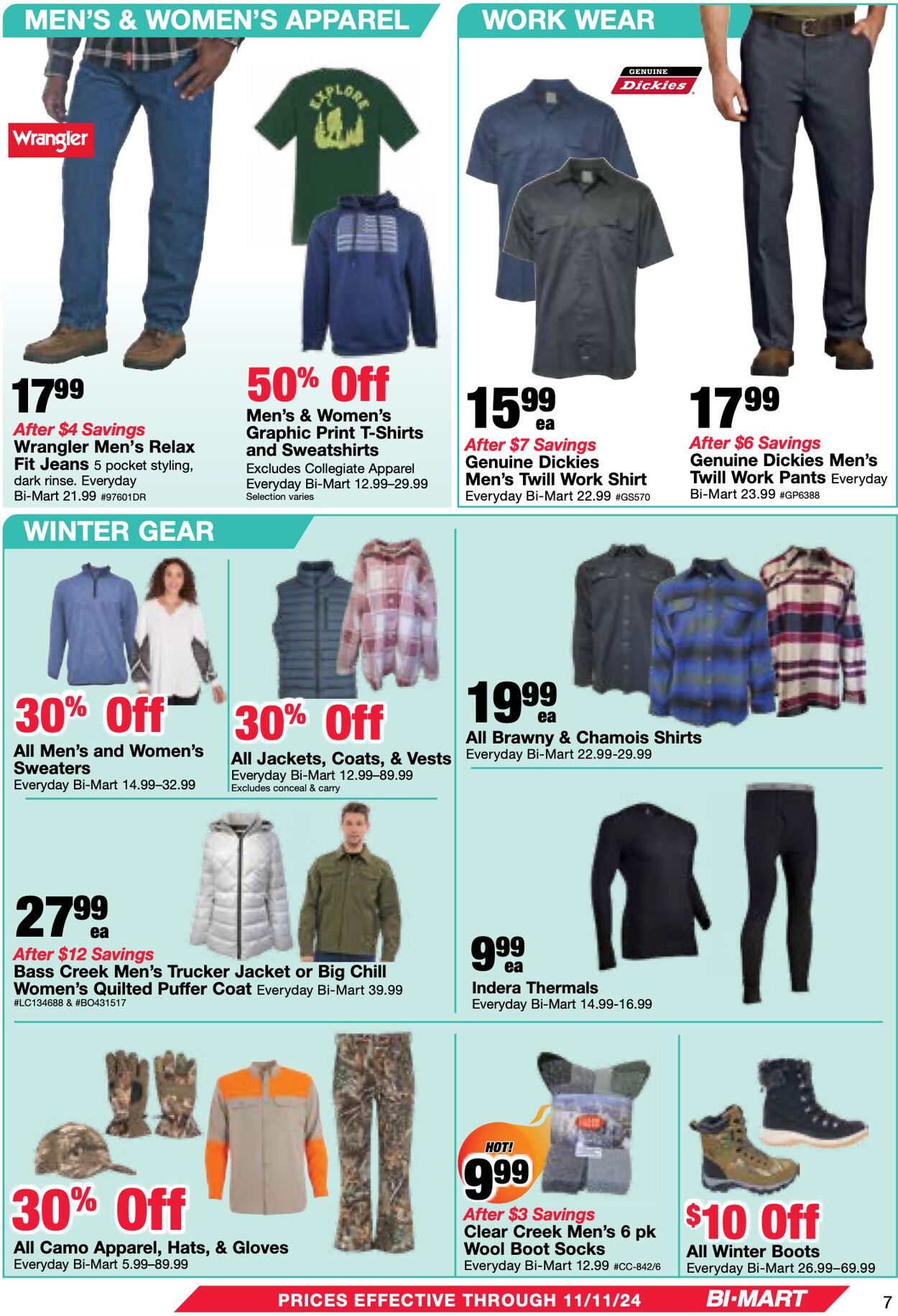 Weekly ad Bi-Mart 10/29/2024 - 11/11/2024