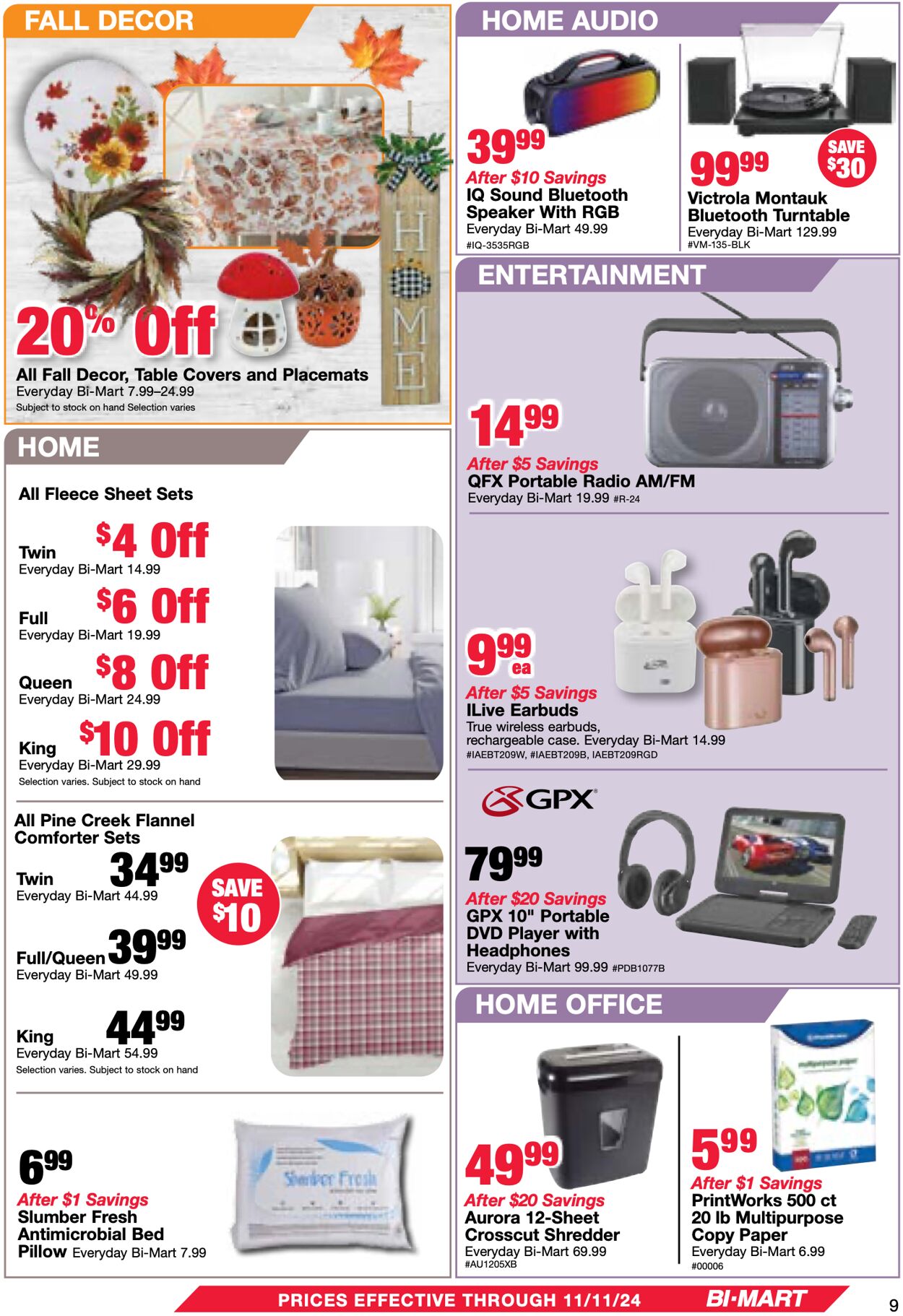 Weekly ad Bi-Mart 10/29/2024 - 11/11/2024