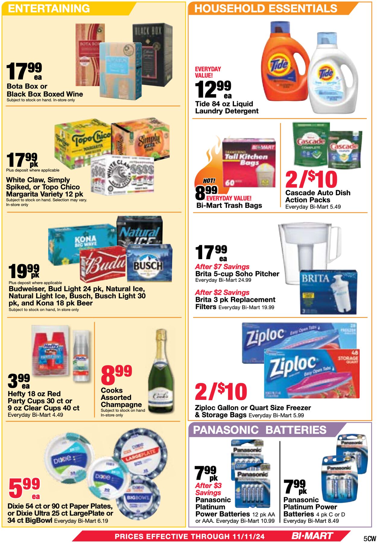 Weekly ad Bi-Mart 10/29/2024 - 11/11/2024