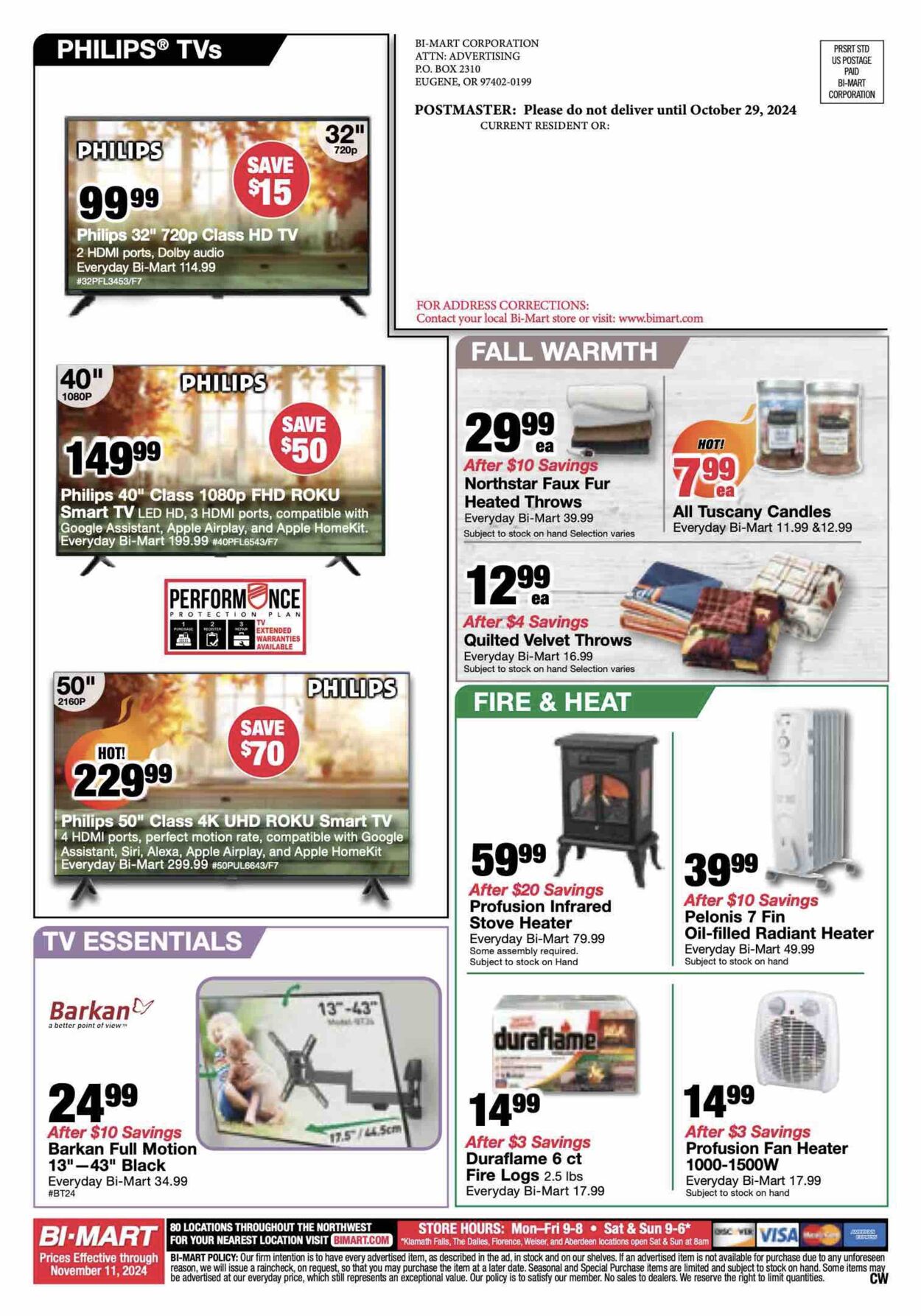 Weekly ad Bi-Mart 10/29/2024 - 11/11/2024