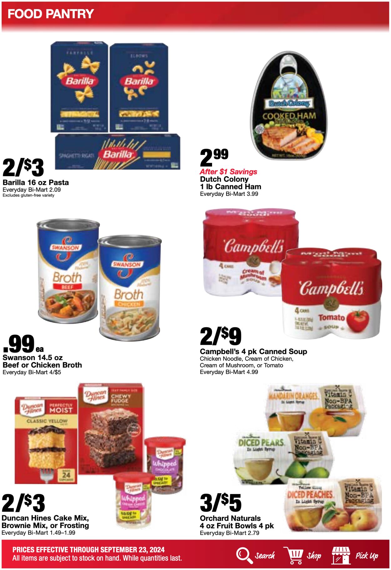 Weekly ad Bi-Mart 09/17/2024 - 09/23/2024