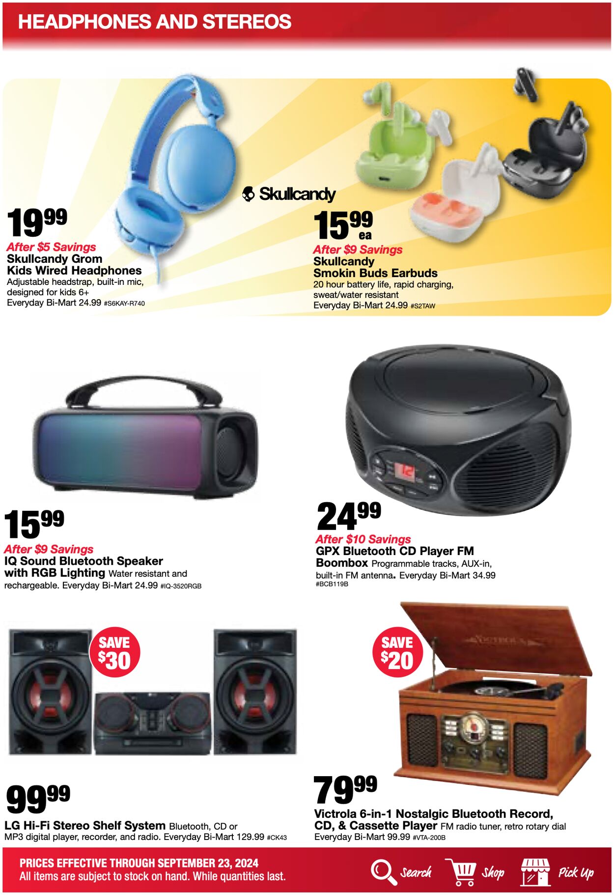 Weekly ad Bi-Mart 09/17/2024 - 09/23/2024