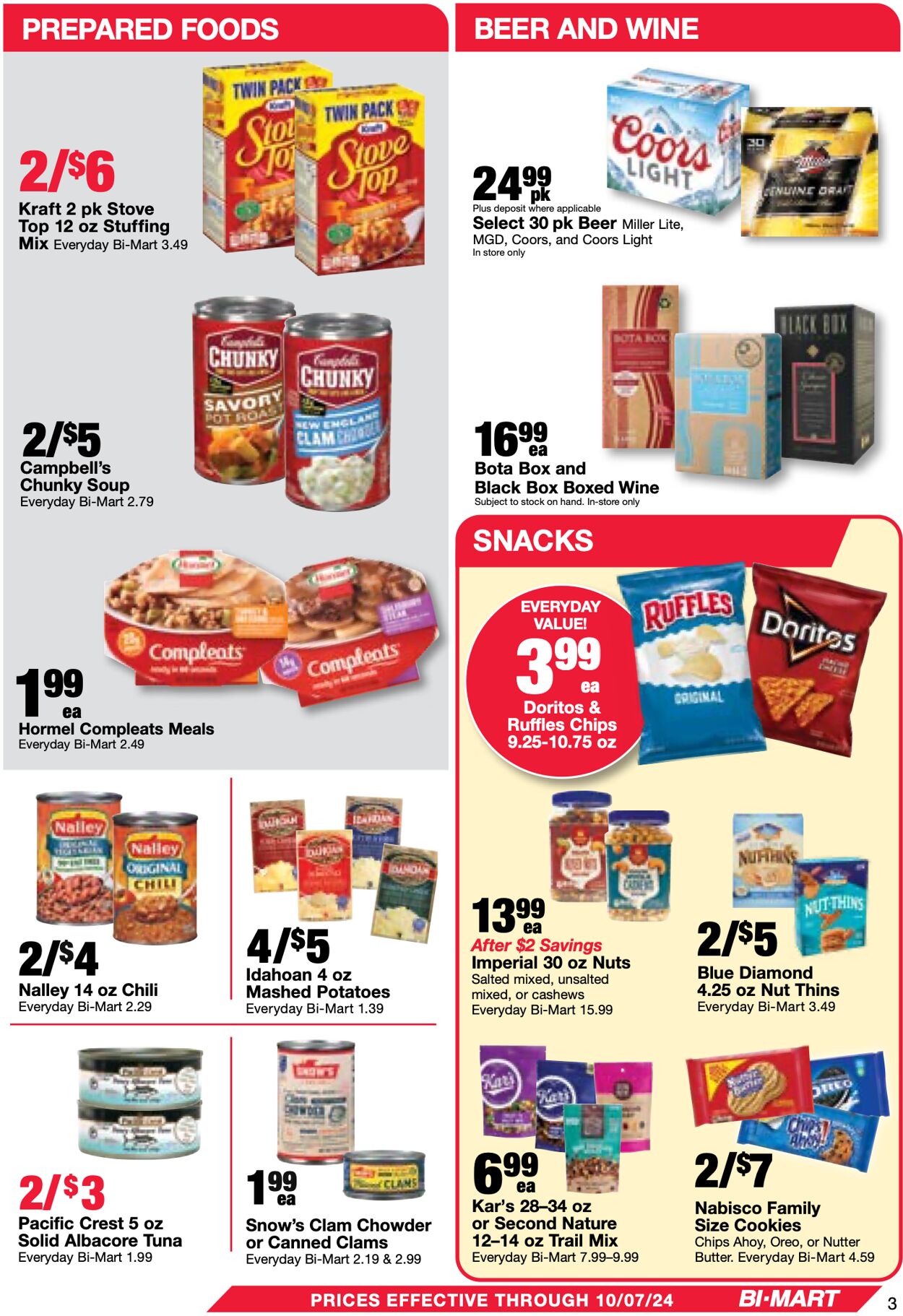 Weekly ad Bi-Mart 09/24/2024 - 10/07/2024