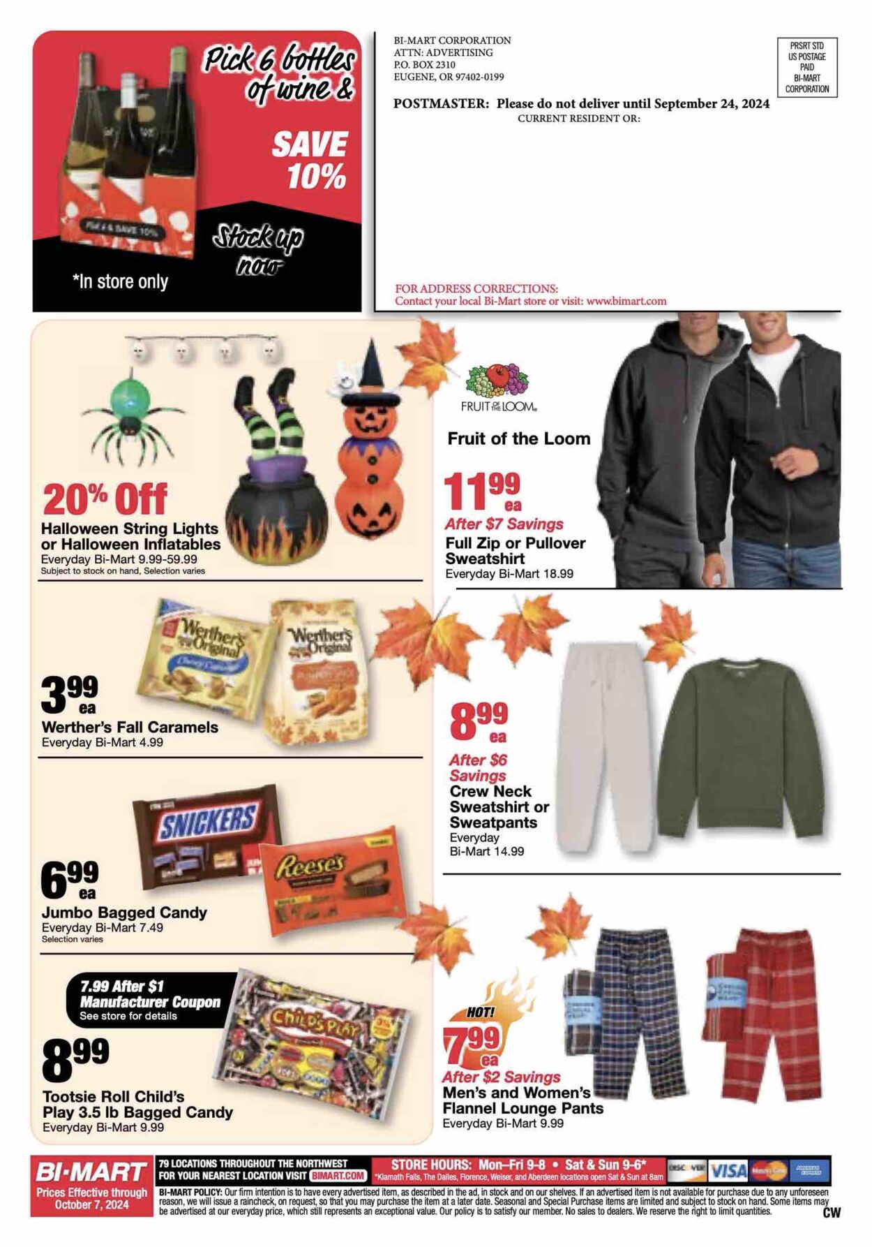 Weekly ad Bi-Mart 09/24/2024 - 10/07/2024