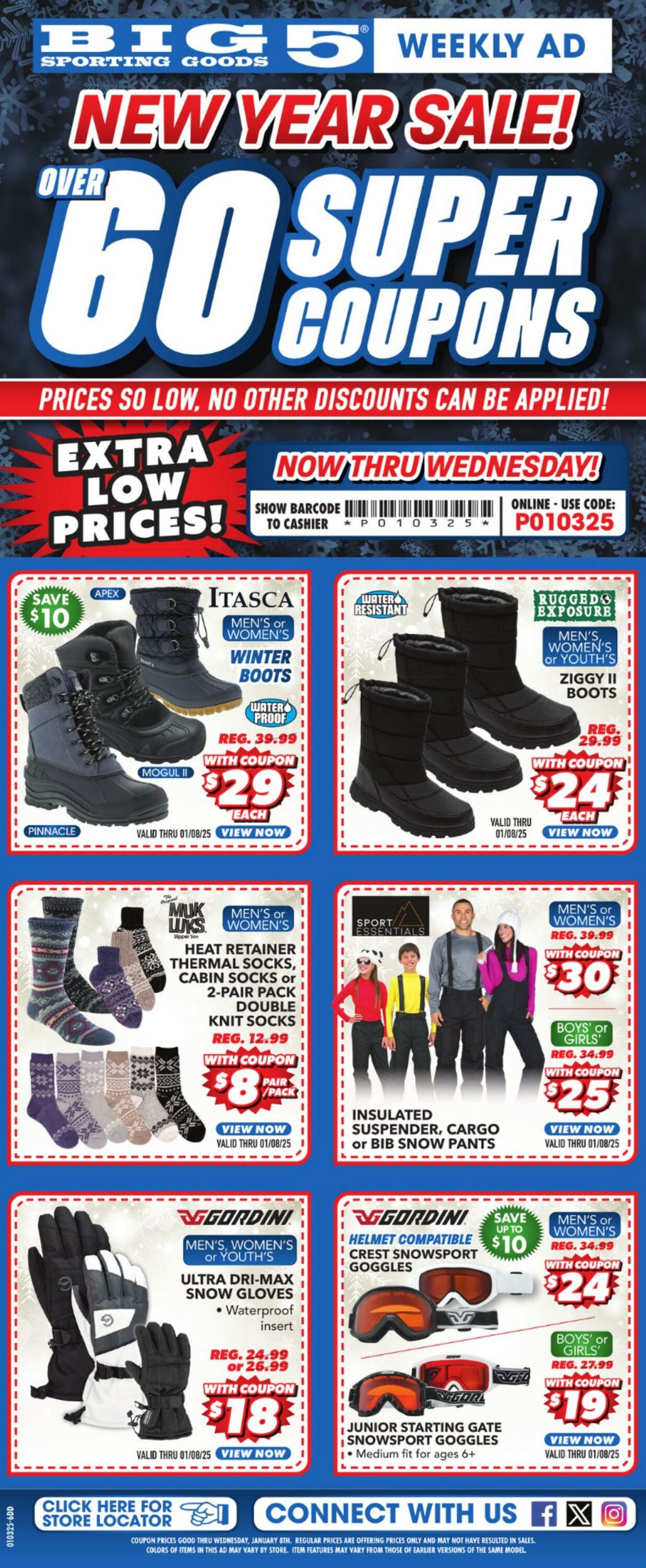 Weekly ad Big  5 01/02/2025 - 01/08/2025