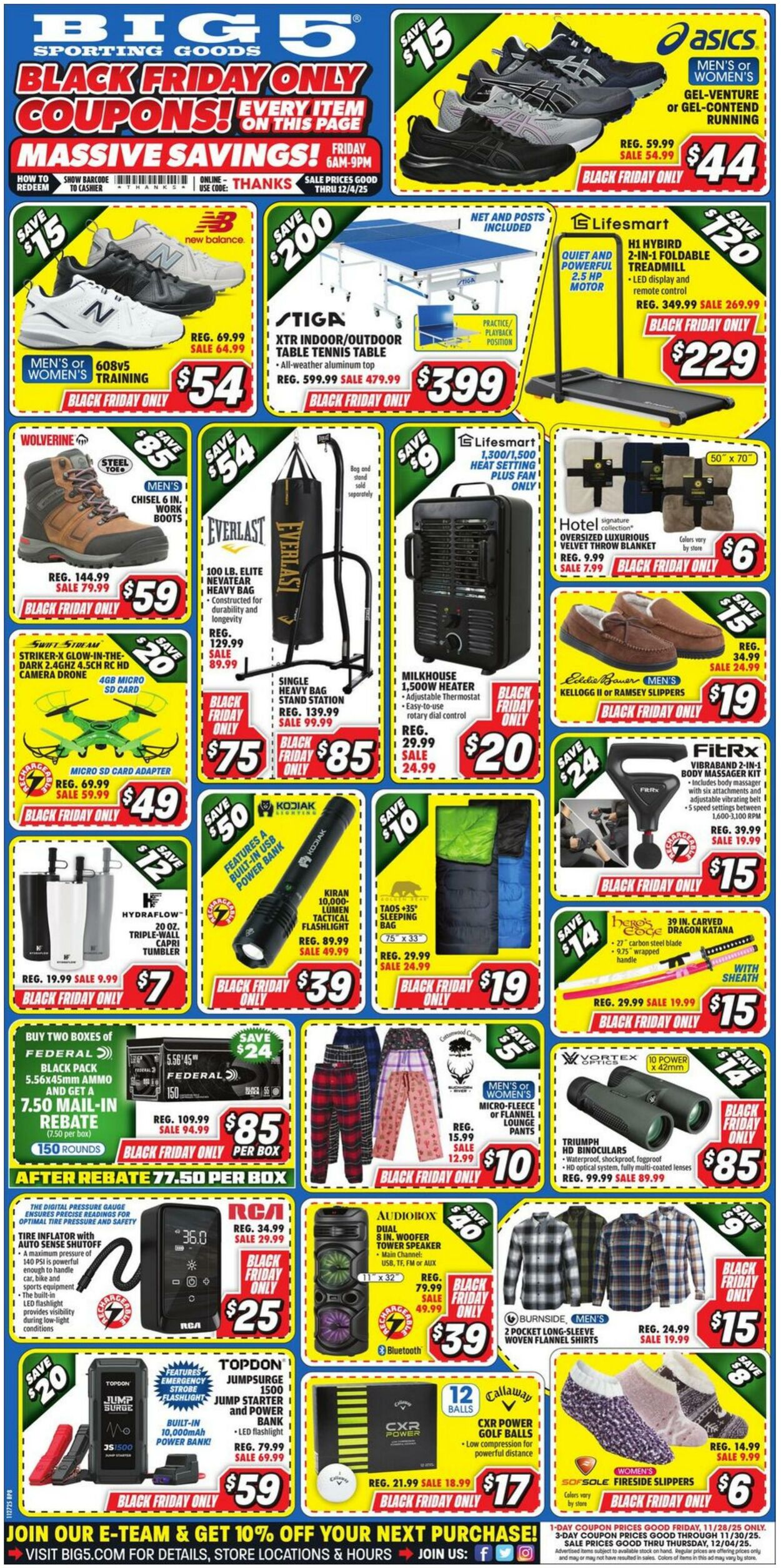 Weekly ad Big  5 11/27/2025 - 11/28/2025