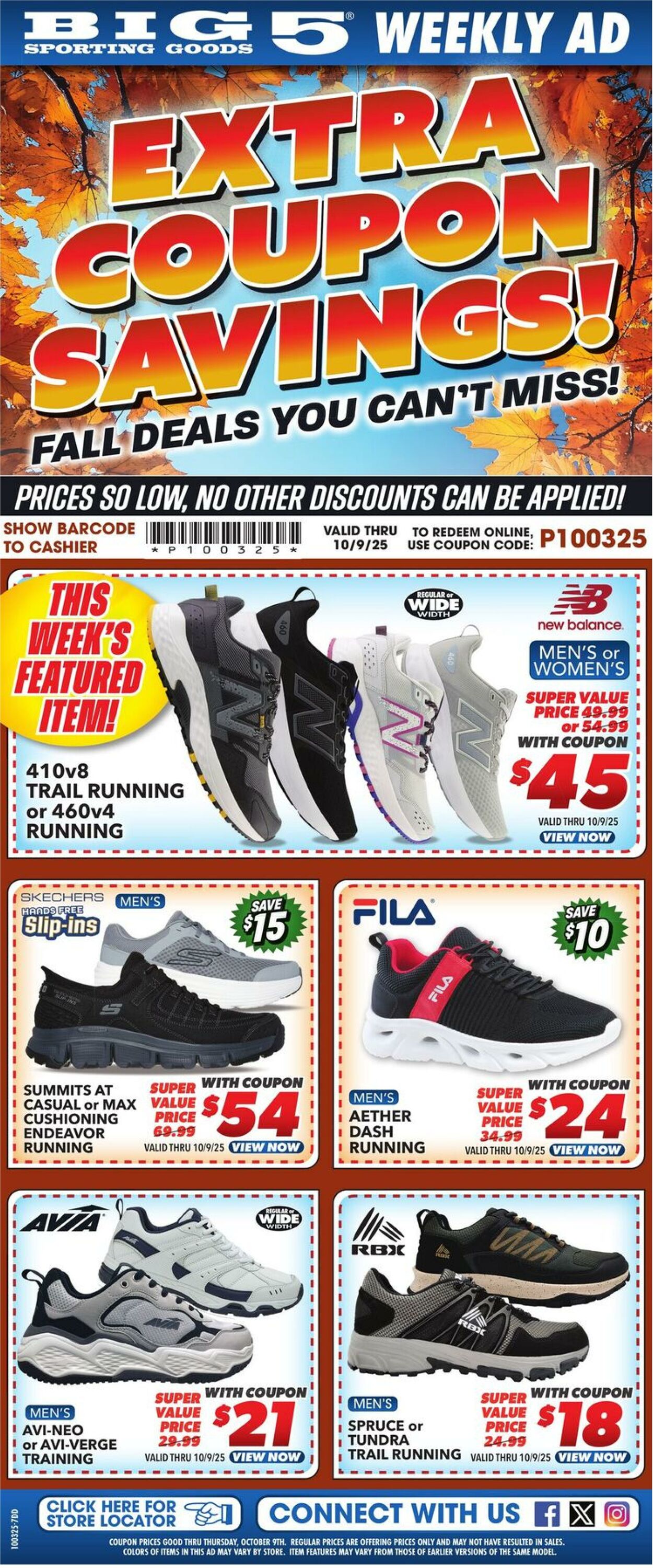 Weekly ad Big  5 10/03/2025 - 10/09/2025