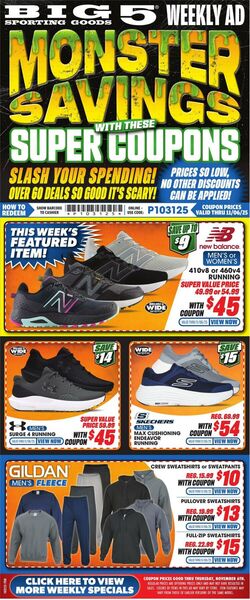 Weekly ad Big  5 12/16/2025 - 12/24/2025