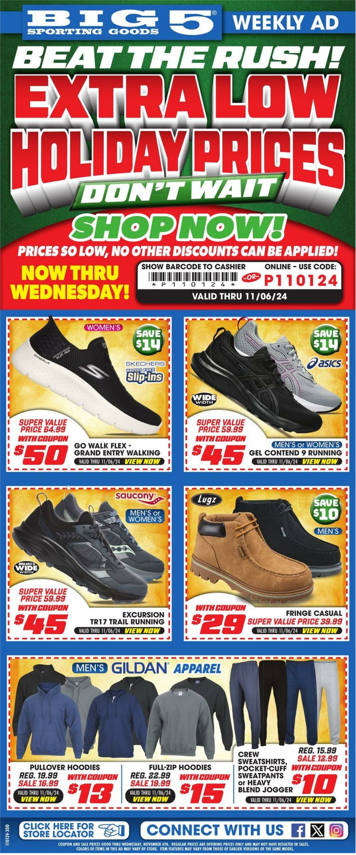 Weekly ad Big  5 11/01/2024 - 11/06/2024