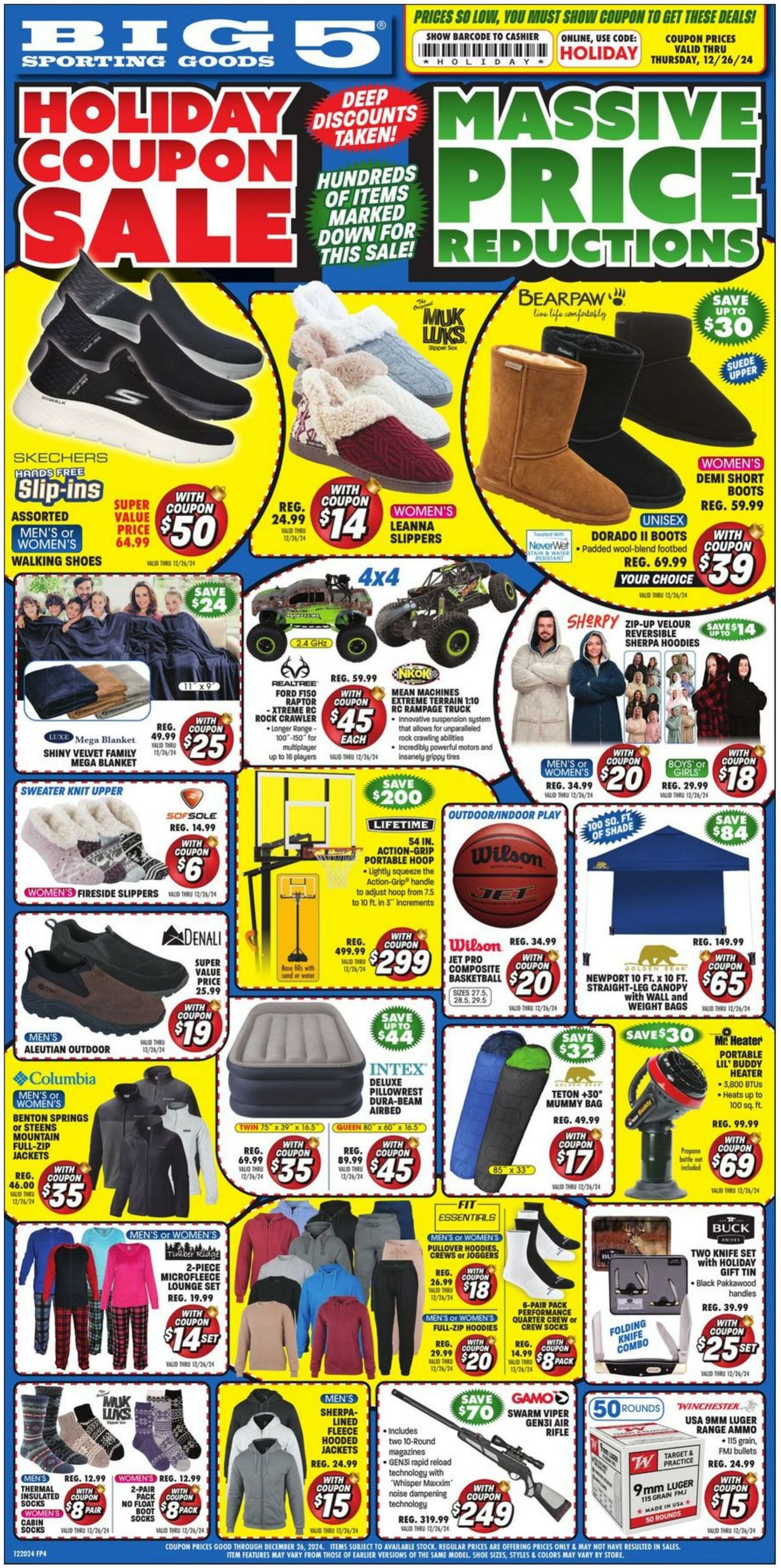 Weekly ad Big  5 12/20/2024 - 12/26/2024