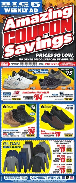 Weekly ad Big  5 12/16/2025 - 12/24/2025
