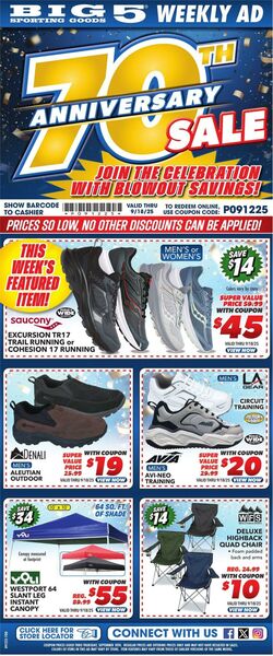 Weekly ad Big  5 09/12/2025 - 09/18/2025