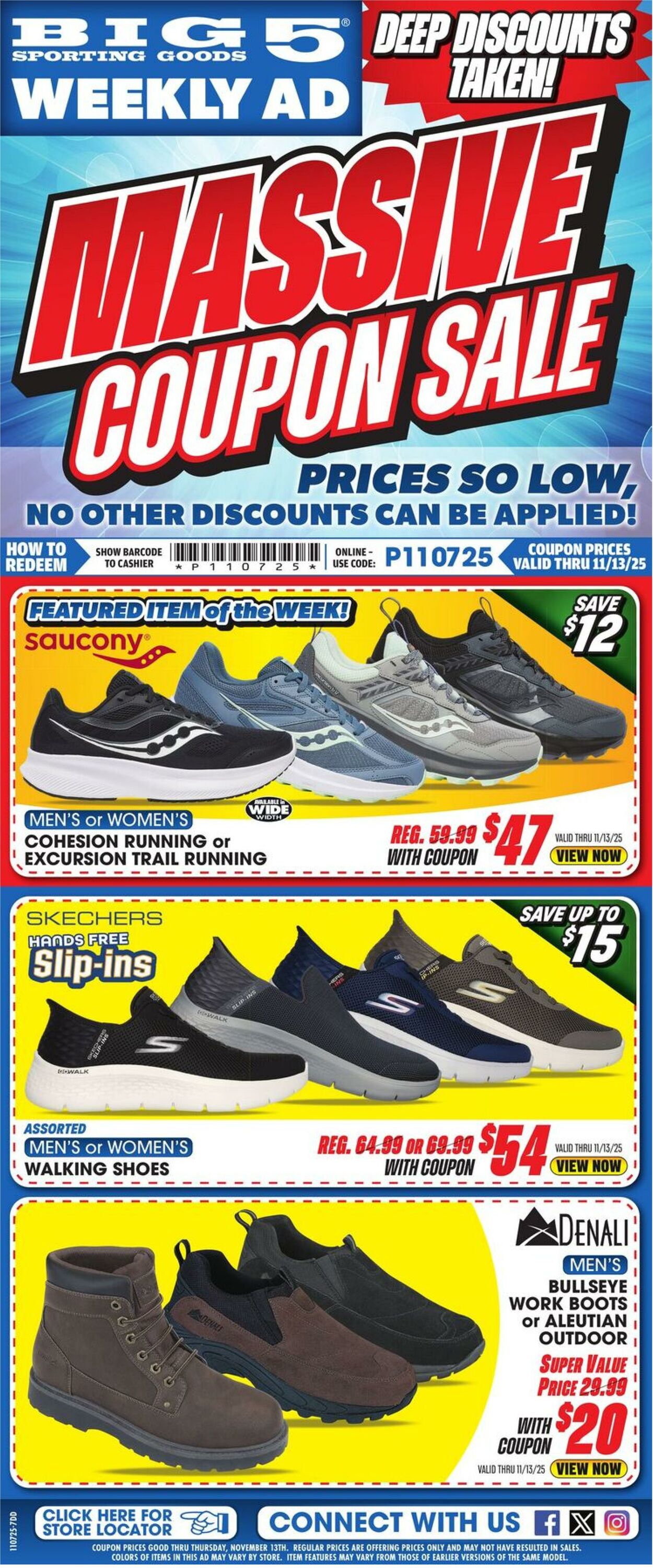 Weekly ad Big  5 11/07/2025 - 11/13/2025