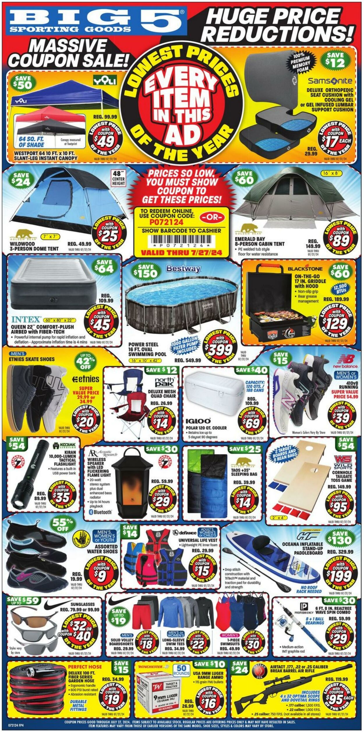 Weekly ad Big  5 07/21/2024 - 07/27/2024