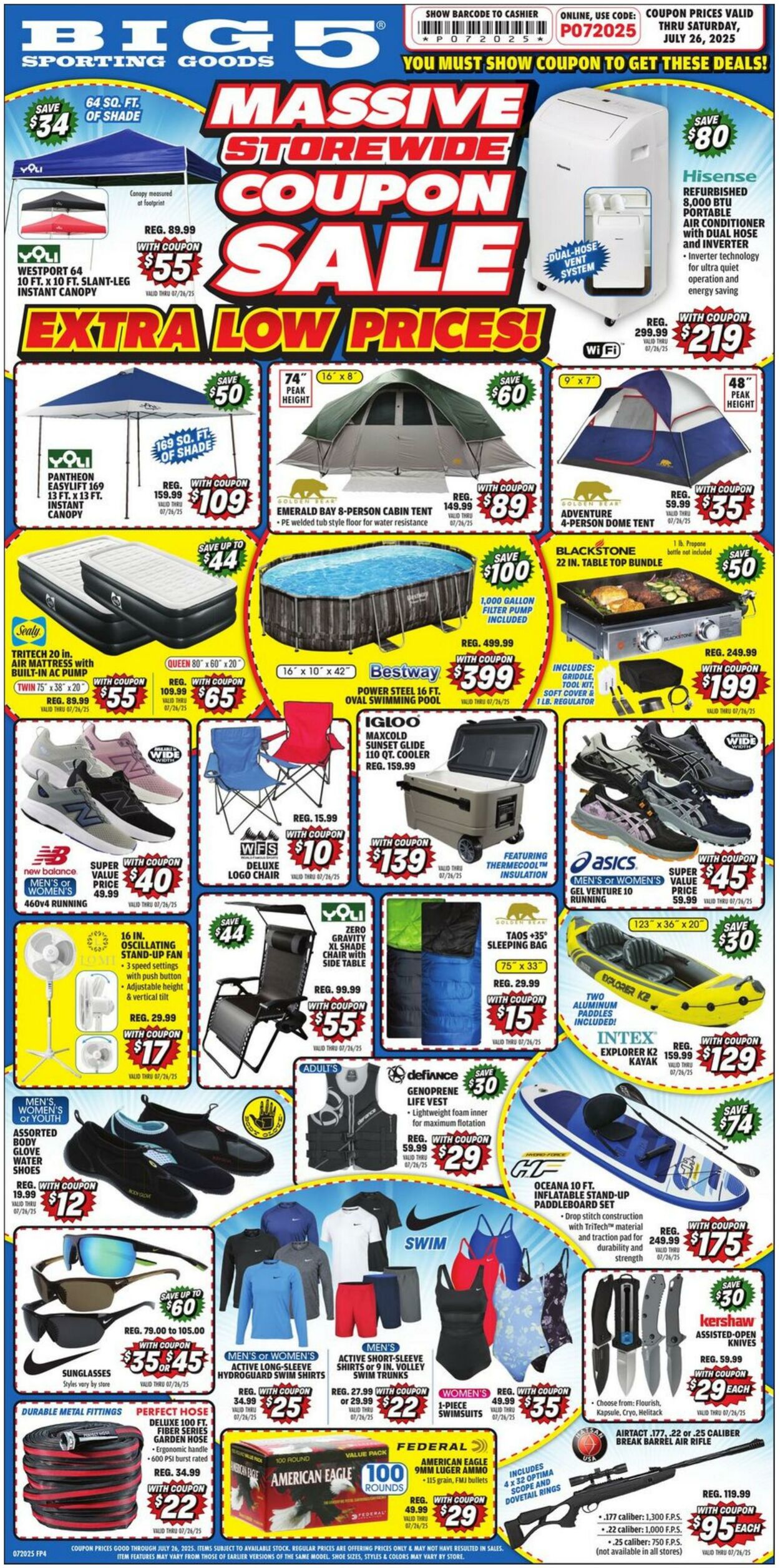 Weekly ad Big  5 07/18/2025 - 07/26/2025