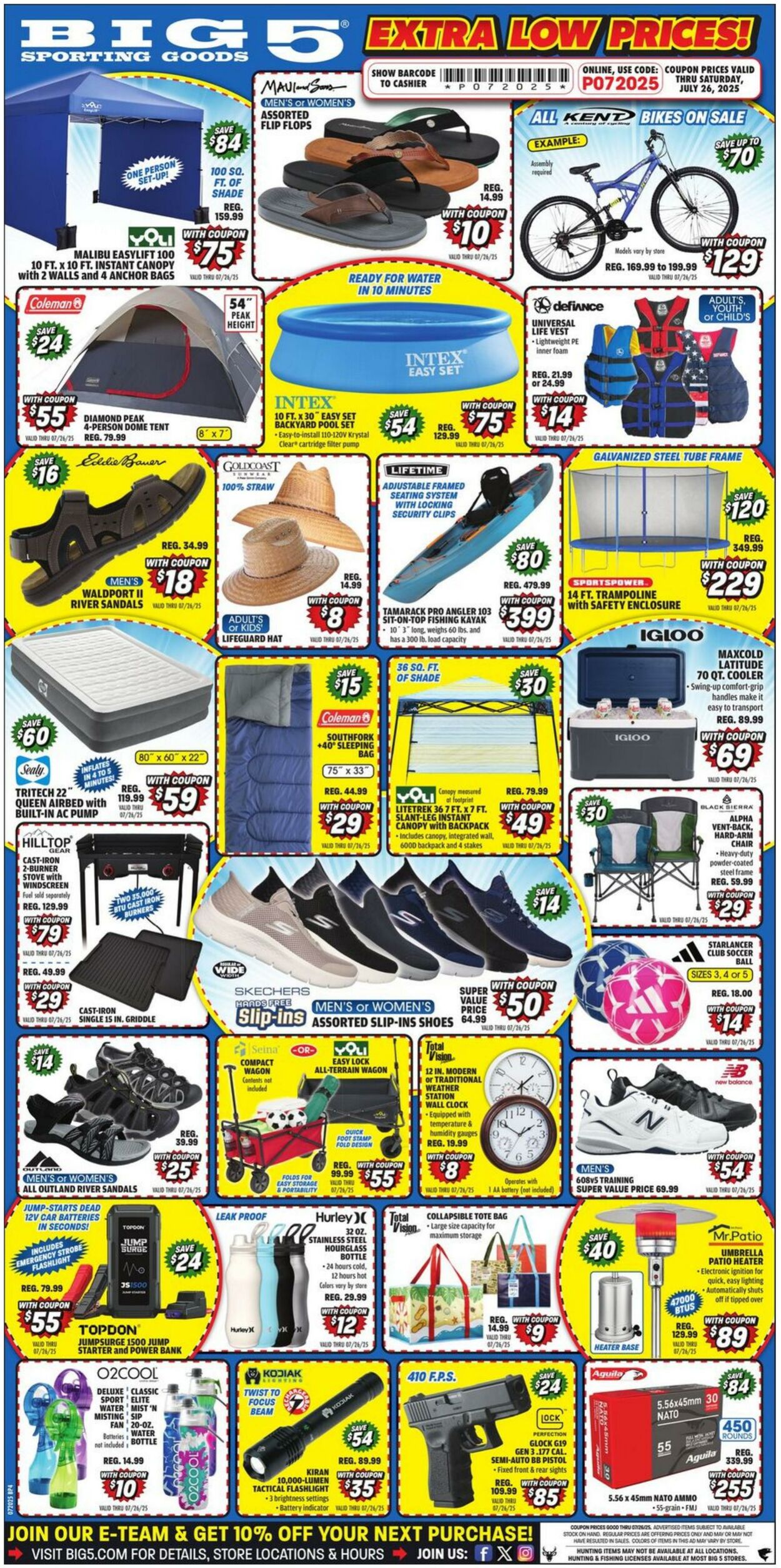 Weekly ad Big  5 07/18/2025 - 07/26/2025