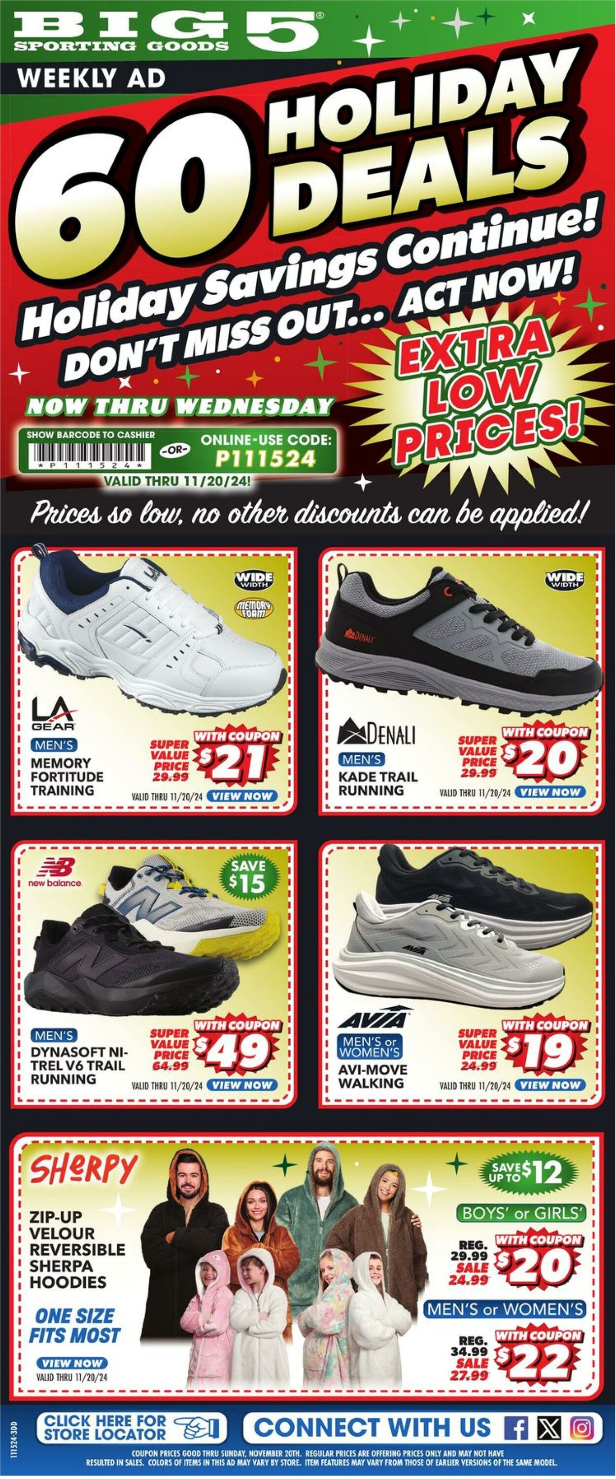 Weekly ad Big  5 11/15/2024 - 11/20/2024