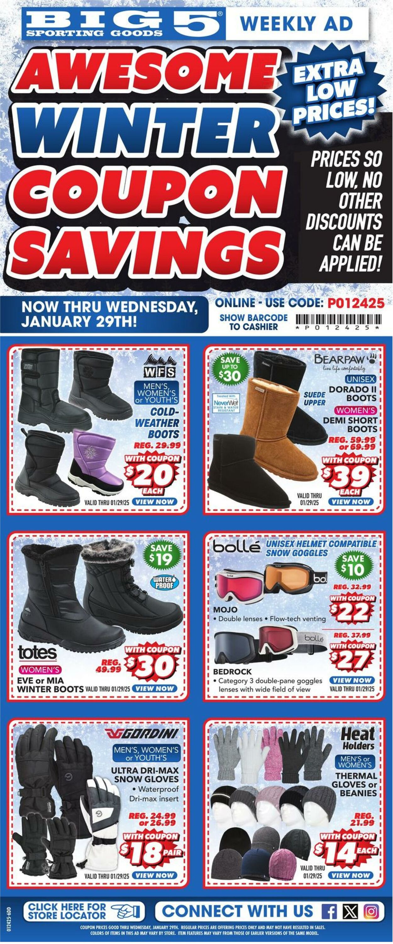 Weekly ad Big  5 01/24/2025 - 01/29/2025